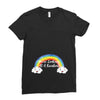 You're Looking At A Rainbow Ladies Fitted T-Shirt