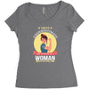 underestimate woman Women's Triblend Scoop T-shirt