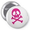 pink pirate Pin-back button