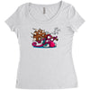 monster melodi Women's Triblend Scoop T-shirt
