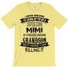 Super Cool Mimi Of A Freaking Awesome Grandson T-Shirt