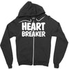 heart breaker humor Zipper Hoodie
