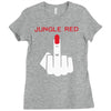 jungle red Ladies Fitted T-Shirt