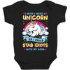 I Wish I Were A Unicorn So I Could Stab Idiots With My Head Baby Bodysuit