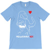 pregnant rex white and red color T-Shirt