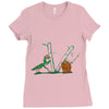 at last we meet Ladies Fitted T-Shirt
