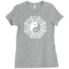 i ching ying and yang Ladies Fitted T-Shirt
