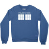 police box for who Crewneck Sweatshirt
