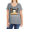 my happy place Ladies Curvy T-Shirt