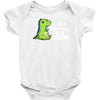 sad t rex Baby Bodysuit