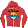 monsieur troudbal Zipper Hoodie