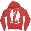bottom eye poke Zipper Hoodie