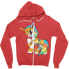 Robotic Baby Unicorn Zipper Hoodie