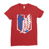 wings of freedom Ladies Fitted T-Shirt