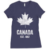 Canada Est 1867 Ladies Fitted T-Shirt