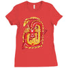 red dragon Ladies Fitted T-Shirt