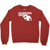 pump gym training bodybuilding workout keepfit weightlifting Crewneck Sweatshirt