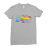 lightsaber rainbow Ladies Fitted T-Shirt