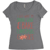 i just want to drink wine &amp; bake christmas cookies Women's Triblend Scoop T-shirt