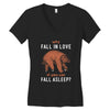 Why Fall In Love If You Can Fall Aslepp Women's V-Neck T-Shirt