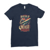 never surrender Ladies Fitted T-Shirt
