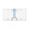 piston 3 License Plate