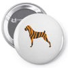 tiger pattern Pin-back button