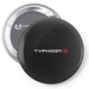 typhoon Pin-back button