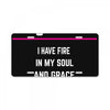 August Girl License Plate