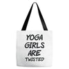 yoga girls are twisted Tote Bags