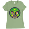 lucha libre   green Ladies Fitted T-Shirt