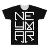 neyma white logo All Over Men's T-shirt