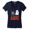 you cant scare principal Women's V-Neck T-Shirt