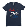 4th of July Ladies Fitted T-Shirt