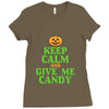 keep calm candy Ladies Fitted T-Shirt