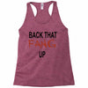 back that fang up Racerback Tank