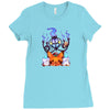 ghostly halloween Ladies Fitted T-Shirt