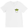 cute yoda pocket V-Neck Tee