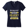 Nobody Is Perfect But If You Are A Granny You Are Pretty Damn Close Women's V-Neck T-Shirt