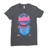 happy outdoors   porky roebuck Ladies Fitted T-Shirt