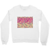 pink triangle print Crewneck Sweatshirt