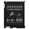 ya done messed up a a ron ugly sweater iPad 3 and 4 Case