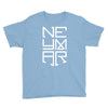 neyma white logo Youth Tee