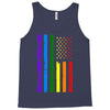 rainbow american flag Tank Top