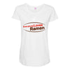 everybody loves ramen Maternity Scoop Neck T-shirt