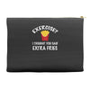 exercise vs extra fries Accessory Pouches
