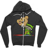 teddy monster Zipper Hoodie