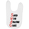 saved with amazing grace Baby Bibs