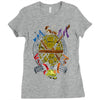 tmnt Ladies Fitted T-Shirt