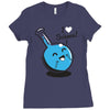 i heart science Ladies Fitted T-Shirt